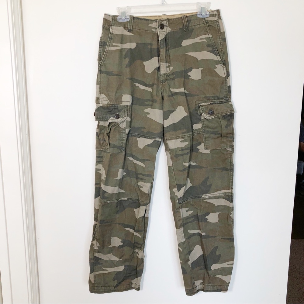 Iron Co Boys Youth Army Green Cargo Pants